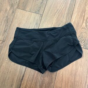 Lululemon speed up black shorts
